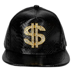 Caps med dollartegn - Sort