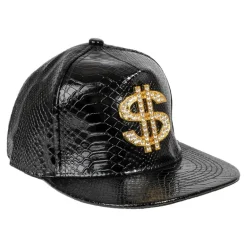 Caps med dollartegn - Sort