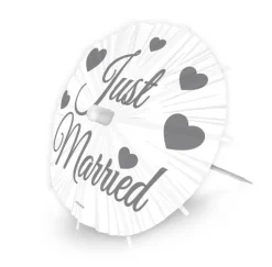 Cocktailpinner - Parasoll - Just Married