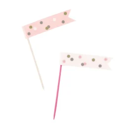 Cocktailpinner Picks - Flagg - Rosegull