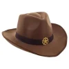 Cowboyhatt - Brun med Sheriff stjerne