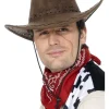 Cowboyhatt - Semsket - Brun