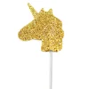 Cupcake Topper - Glitter Enhjørning