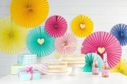 Cupcaketopper - Hjerte - Gull