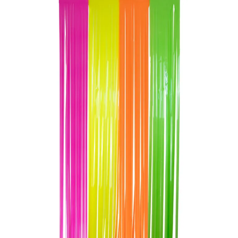 Dørgardin - Frynset - Neon - 4 farger