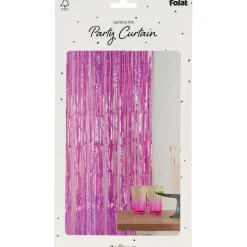 Dørgardin - Frynset - Sparkling Pink