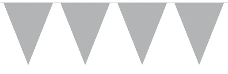 Flagbanner - Sølv