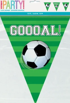 Flaggbanner - 3D Fotball - Plast