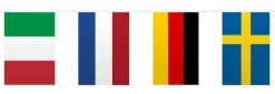Flaggbanner - Europeiske Flagg - Papp