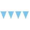 Flaggbanner - Glitter Blå - Papp