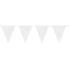 Flaggbanner - Glitter Hvit Iriserende