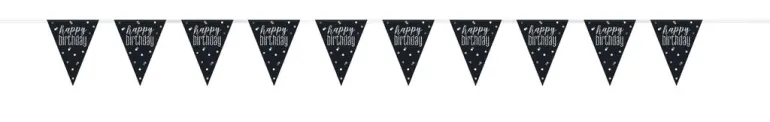 Flaggbanner - "Happy Birthday"