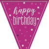 Flaggbanner - "Happy Birthday"