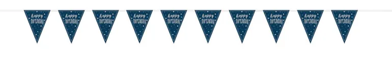 Flaggbanner - "Happy Birthday"