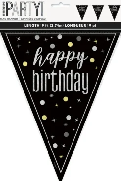 Flaggbanner - "Happy Birthday"