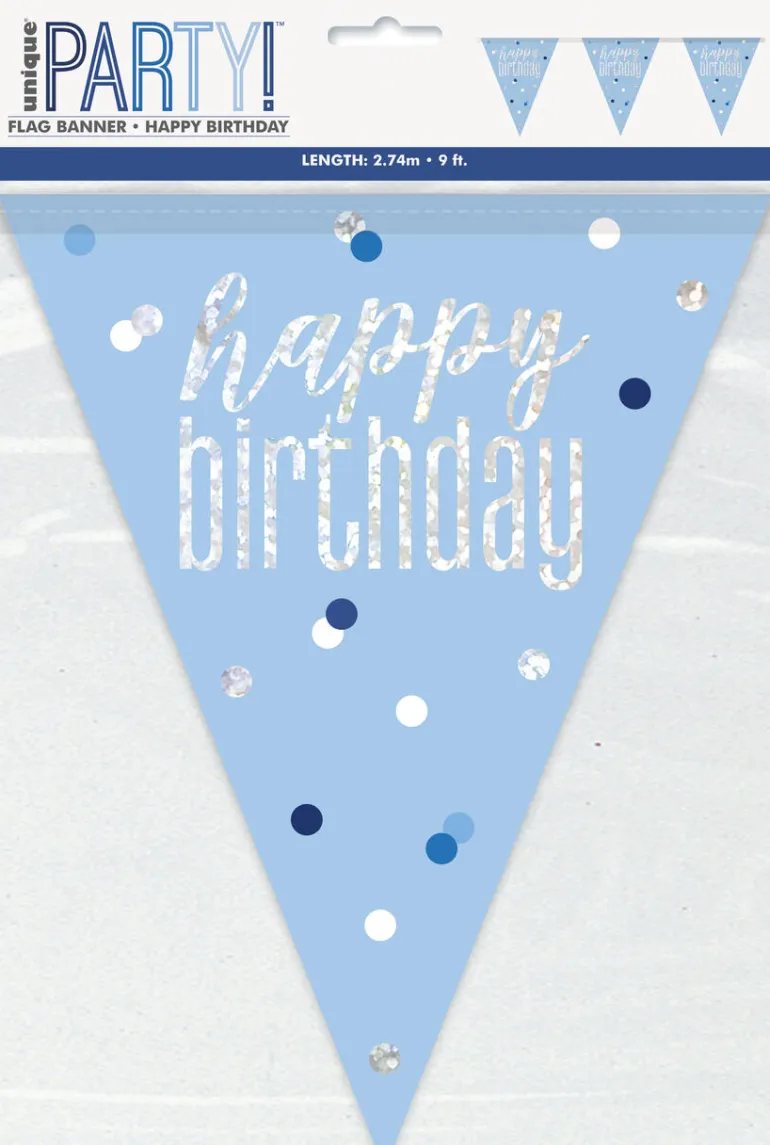 Flaggbanner - "Happy Birthday"