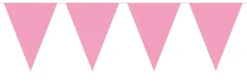 Flaggbanner - Lys Rosa