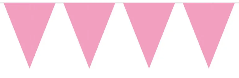 Flaggbanner - Lys Rosa