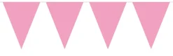 Flaggbanner - Lys Rosa