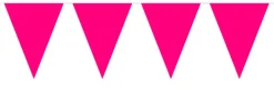 Flaggbanner - Magenta - Plast