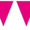 Flaggbanner - Magenta - Plast
