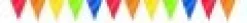 Flaggbanner Multicolour - Lang