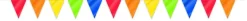 Flaggbanner Multicolour - Lang
