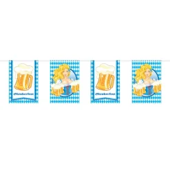 Flaggbanner - Oktoberfest - Ølglass