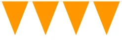 Flaggbanner - Oransje - Plast