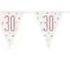 Flaggbanner - 30 År - Rosegull