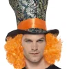 Flosshatt - Flerfarget - Oransje Hår