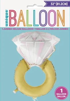 Folieballong Ballongfigur - Diamantring