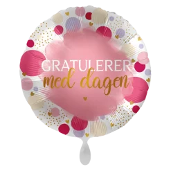 Folieballong - "Gratulerer Med Dagen"