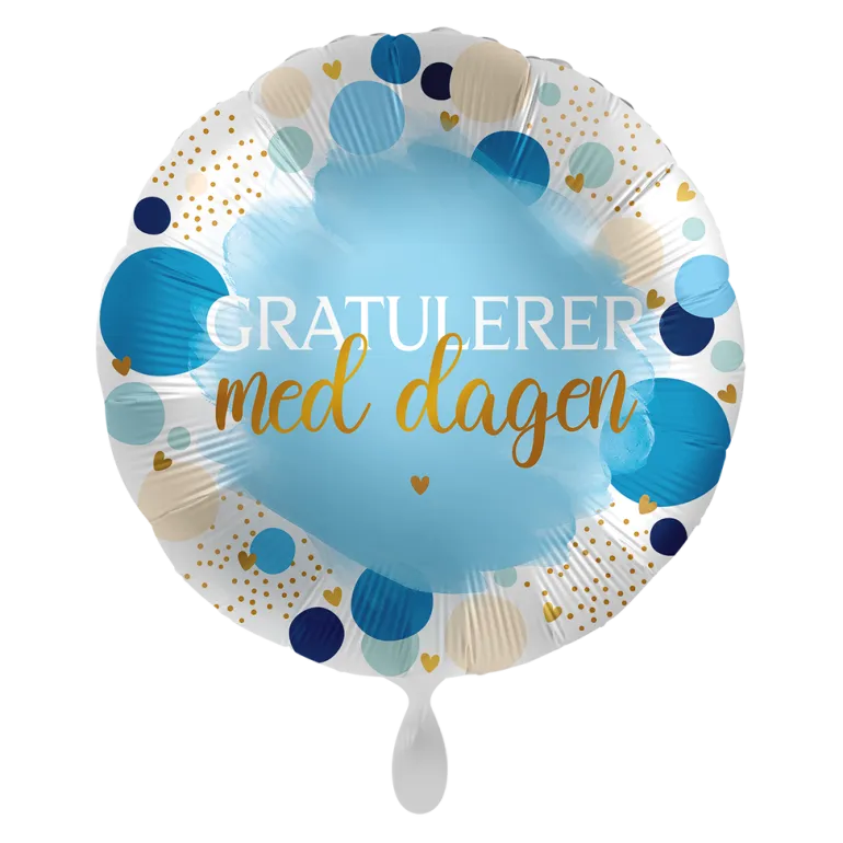 Folieballong - "Gratulerer Med Dagen"