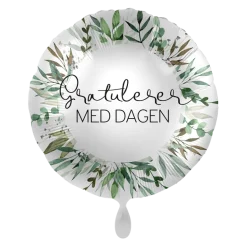 Folieballong - "Gratulerer Med Dagen"