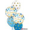 Folieballong - "Happy Birthday" Prikker