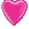 Folieballong - Hjerte - Rosa