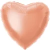 Folieballong - Hjerte - Rose Gold