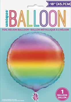 Folieballong - Regnbue