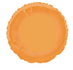 Folieballong - Rund - Oransje