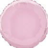 Folieballong - Rund - Rosa Lys