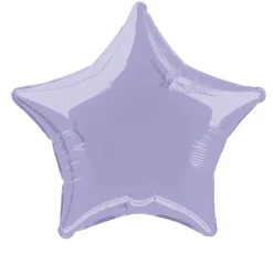 Folieballong - Stjerne Lavendel