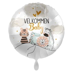 Folieballong - "Velkommen Baby" - Jungel
