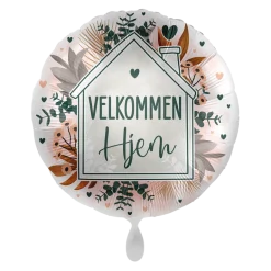 Folieballong - "Velkommen Hjem" - Hus