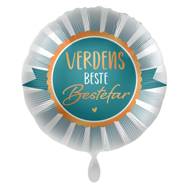 Folieballong - "Verdens Beste Bestefar"