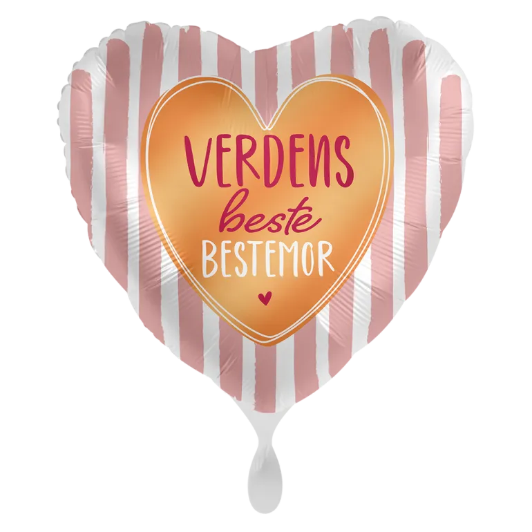 Folieballong - "Verdens Beste Bestemor"