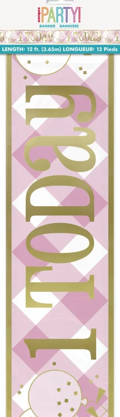 Foliebanner - Første Bursdag