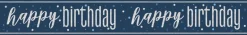 Foliebanner - "Happy Birthday"