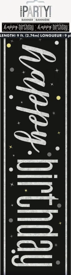 Foliebanner - "Happy Birthday"