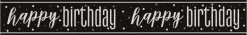 Foliebanner - "Happy Birthday"